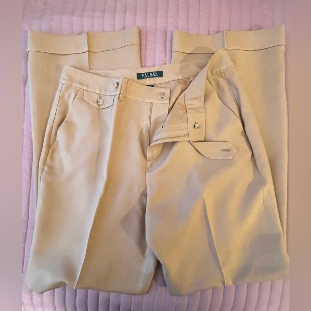 Ralph Lauren Ladies's Silk Gold Pants